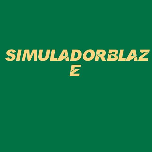 Logo da SIMULADORBLAZE